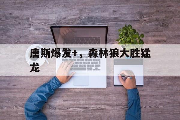 唐斯爆发+，森林狼大胜猛龙